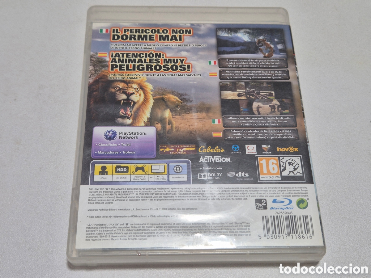 Videojuegos y consolas: CABELAS DANGEROUS HUNTS 2013 - Foto 2