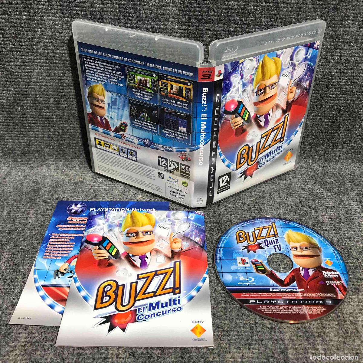 Videojuegos y consolas: BUZZ EL MULTICONCURSO SONY PLAYSTATION 3 PS3 - Foto 1