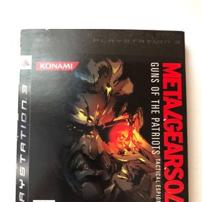 Metal Gear Solid 4: Guns of the Patriots Platinum - Playstation 3 - Retro Gamer JE Metal Gear Solid 4: Guns of the Patriots Platinum - Playstation 3 - Retro Gamer JE