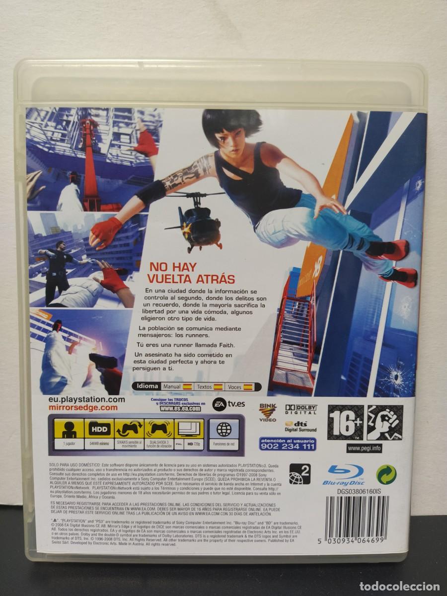 Videojuegos y consolas: Mirrors Edge (PS3) Castellano - Foto 2
