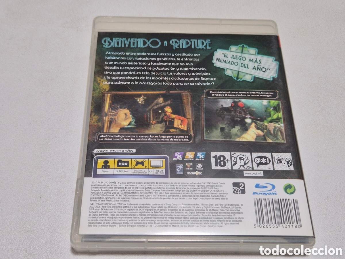 Videojuegos y consolas: BIOSHOCK . Playstation 3 - Foto 2
