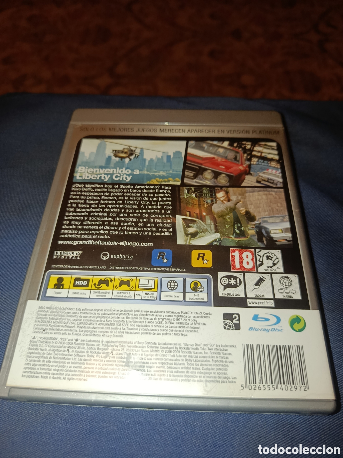 Videojuegos y consolas: GTA IV PS3 EDICION PLATINUM - Foto 2