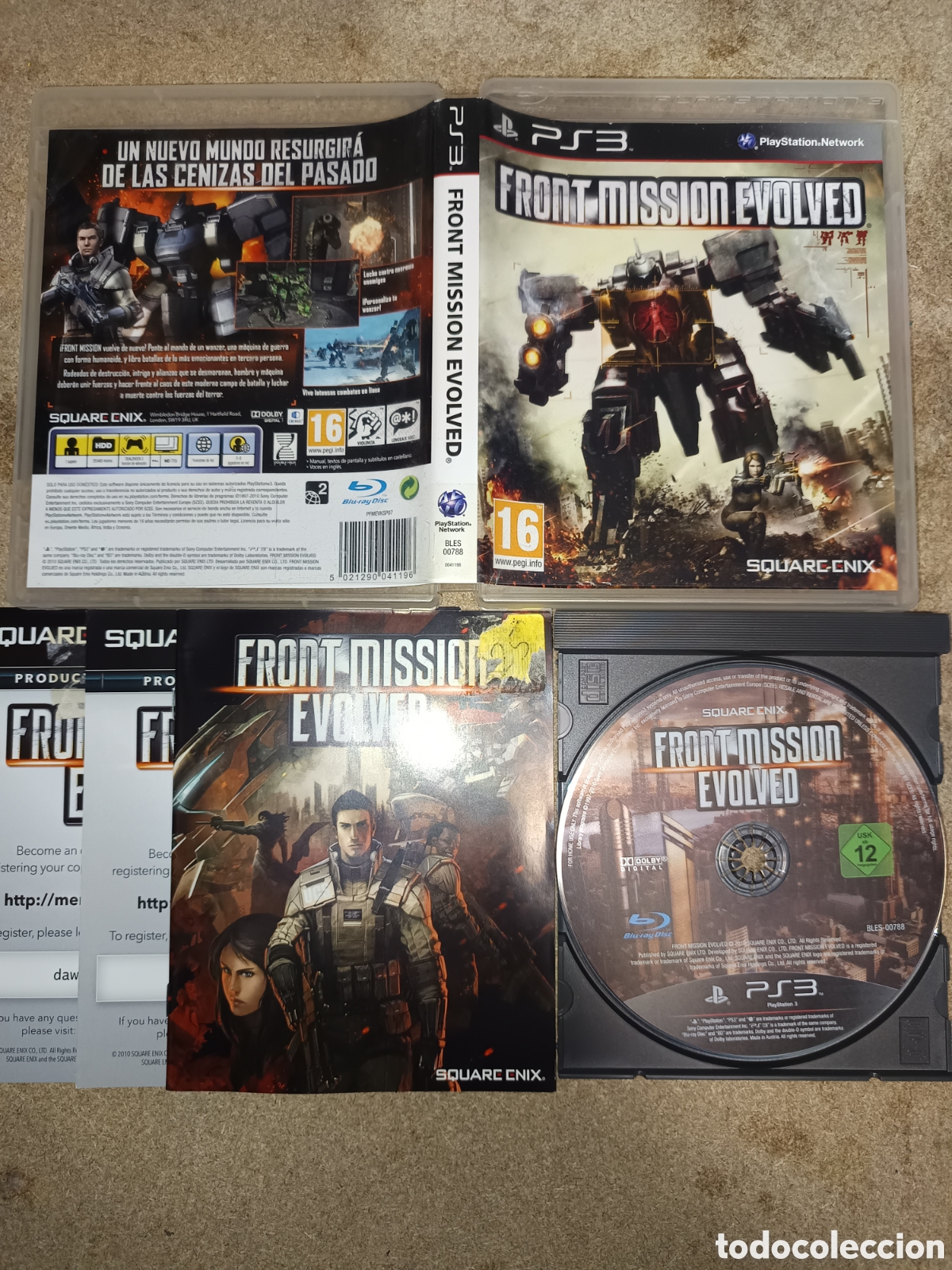 Videojuegos y consolas: PS3 FRONT MISSION EVOLVED PAL ESP COMPLETO - Foto 1