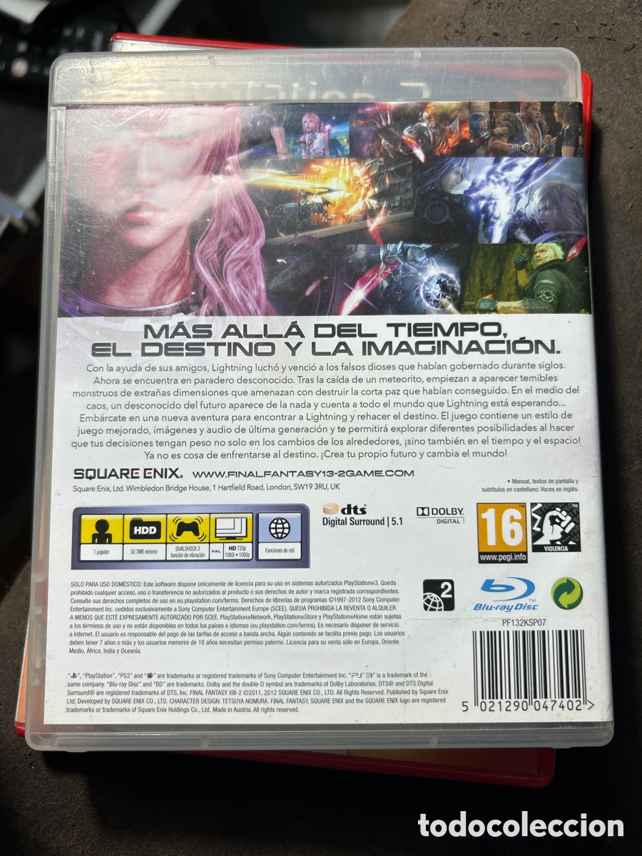 Videojuegos y consolas: Final fantasy XIII-2. PSP3 - Foto 2