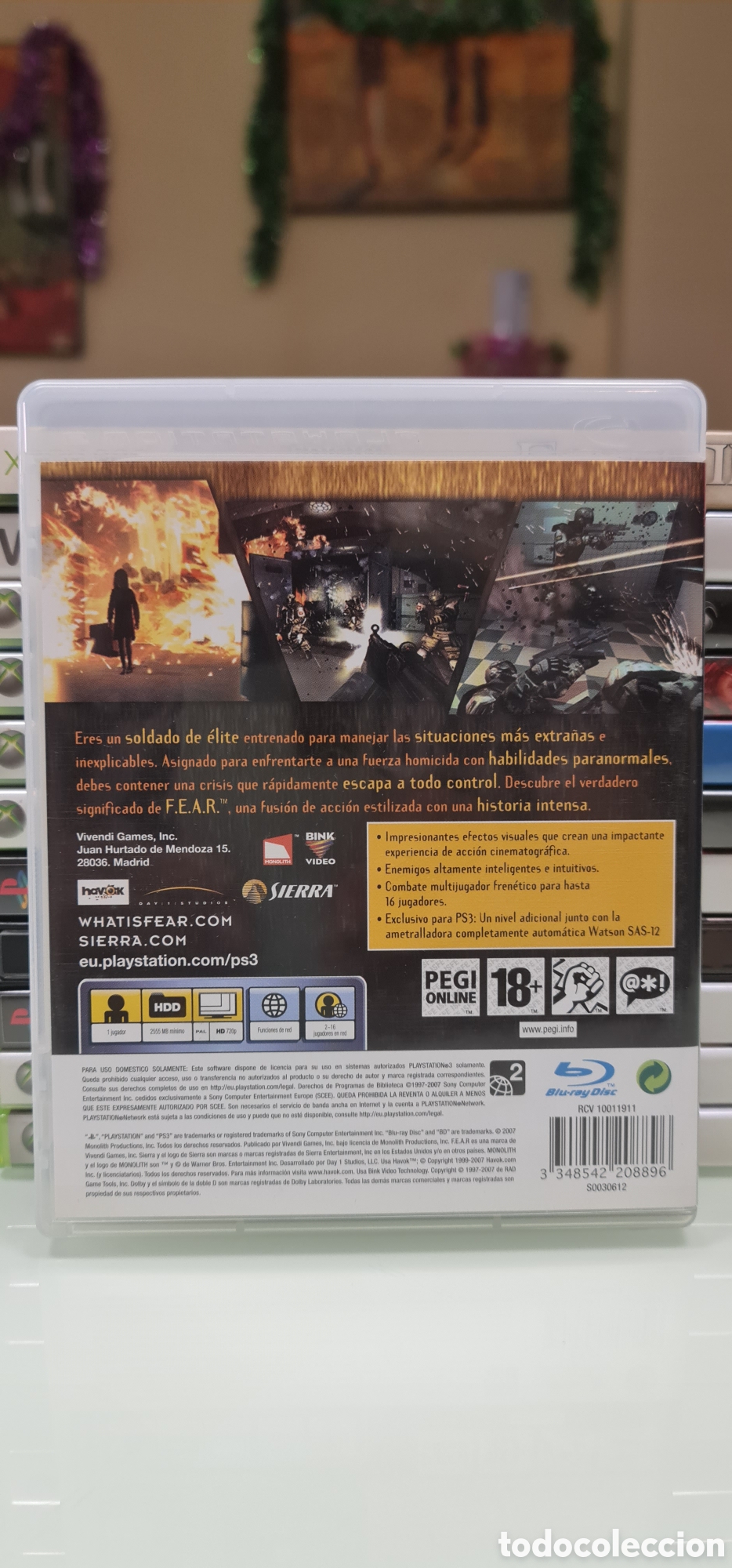Videojuegos y consolas: Fear playstation 3 pal Espa&ntilde;a - Foto 3