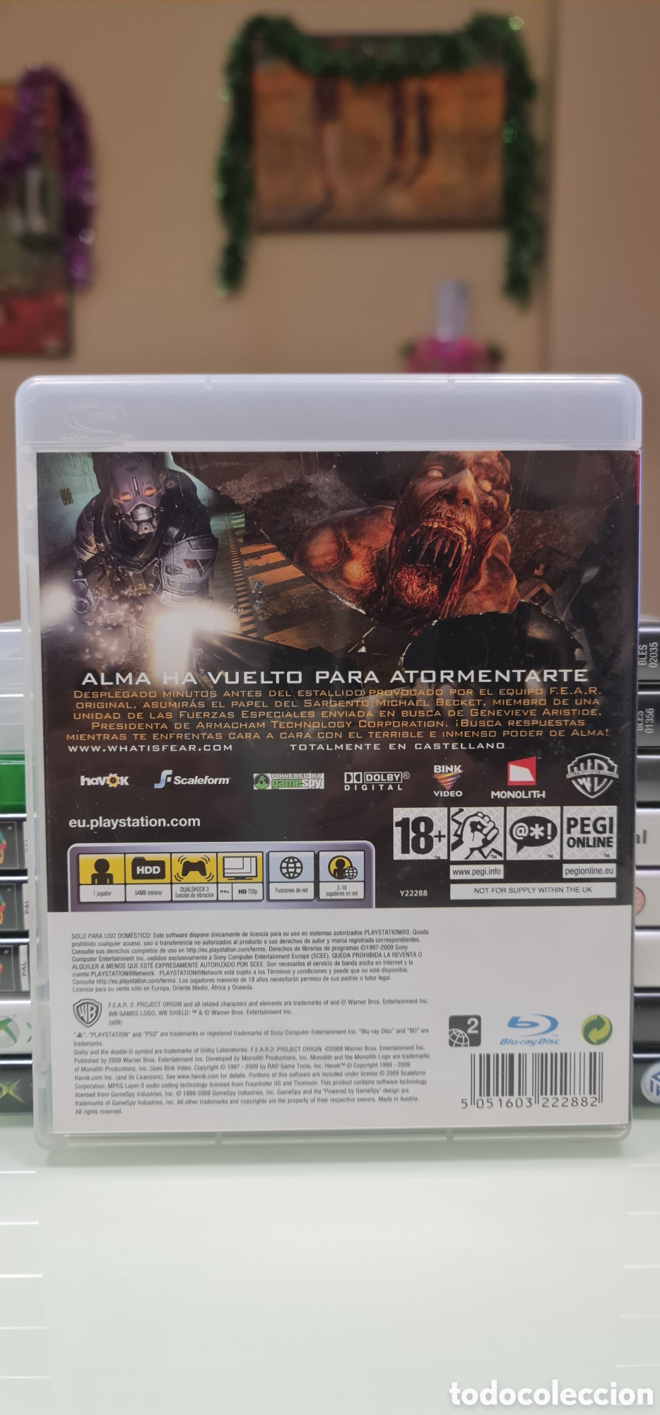 Videojuegos y consolas: Fear 2 Project Origin PS3 PAL Espa&ntilde;a - Foto 3