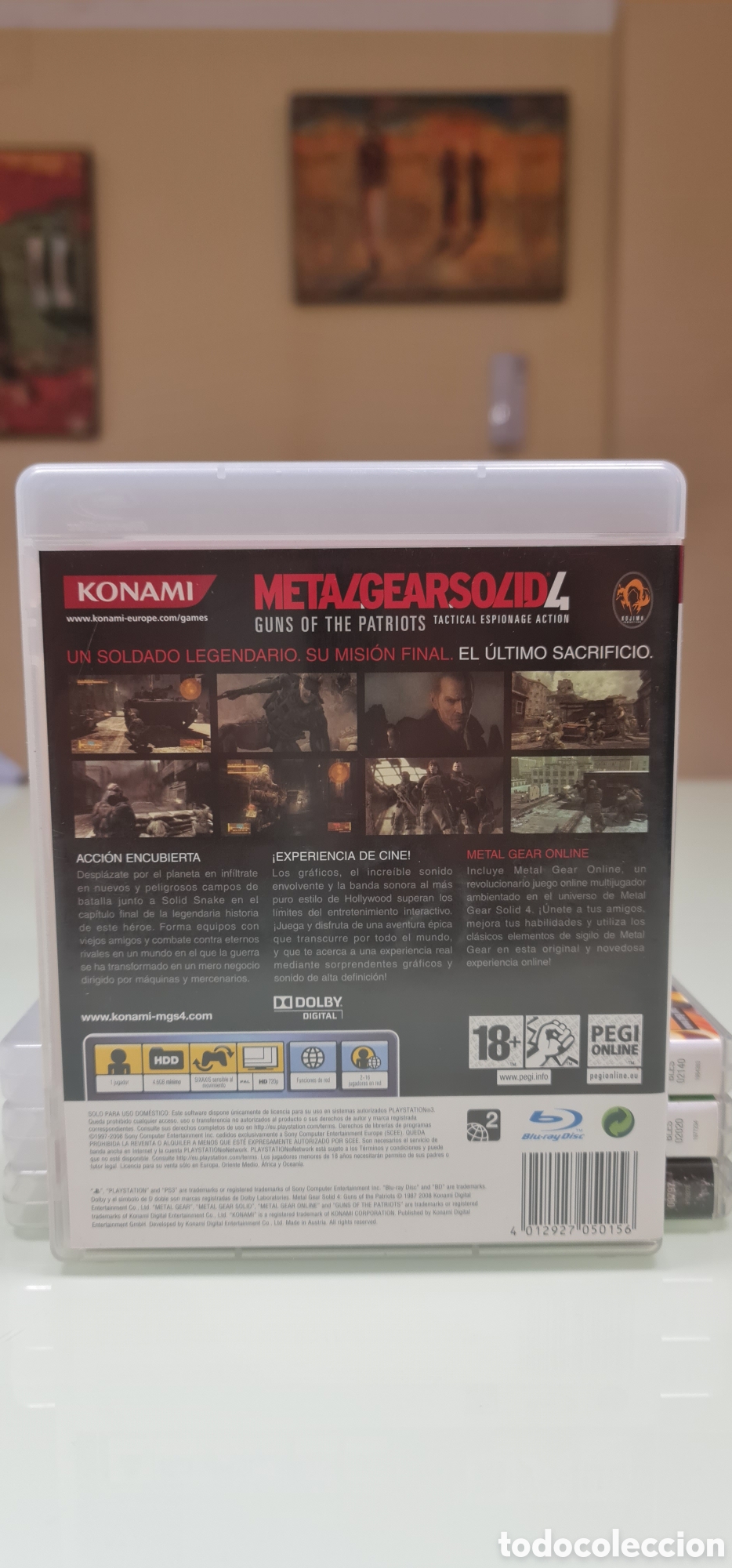 Videojuegos y consolas: METAL GEAR SOLID 4 PAL ESPA&Ntilde;A PS3 - Foto 3