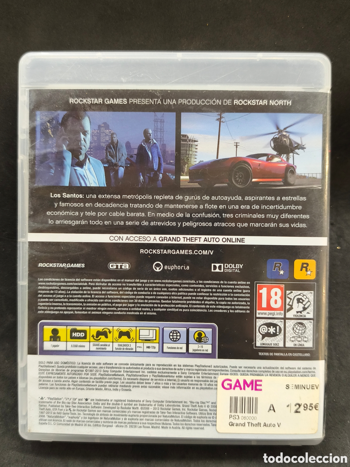 Videojuegos y consolas: Ps3 grand theft auto V - Foto 2
