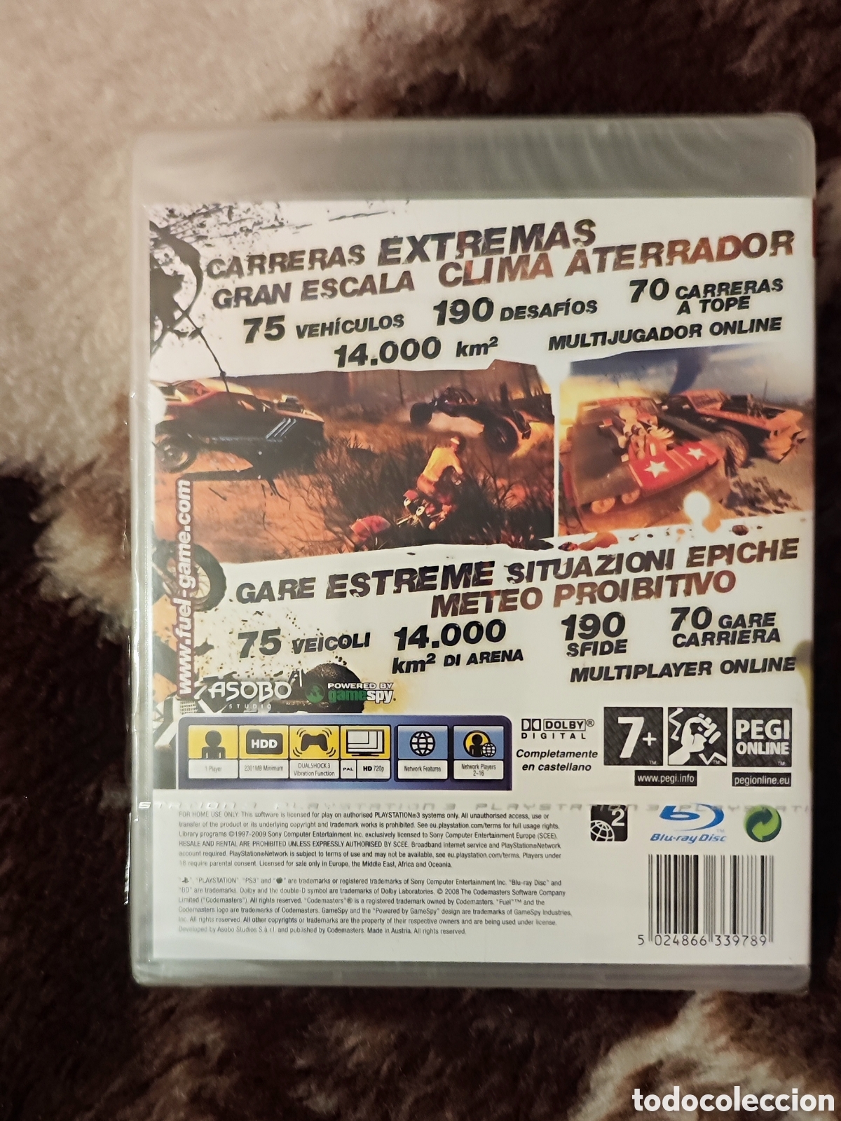 Videojuegos y consolas: FUEL CODEMASTERS PS3 PRECINTADO - Foto 2