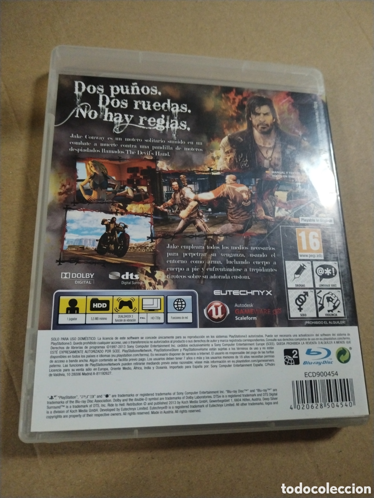 Videojuegos y consolas: Ride To Hell. Retribution. Ps3. W. Playstation 3 - Foto 2