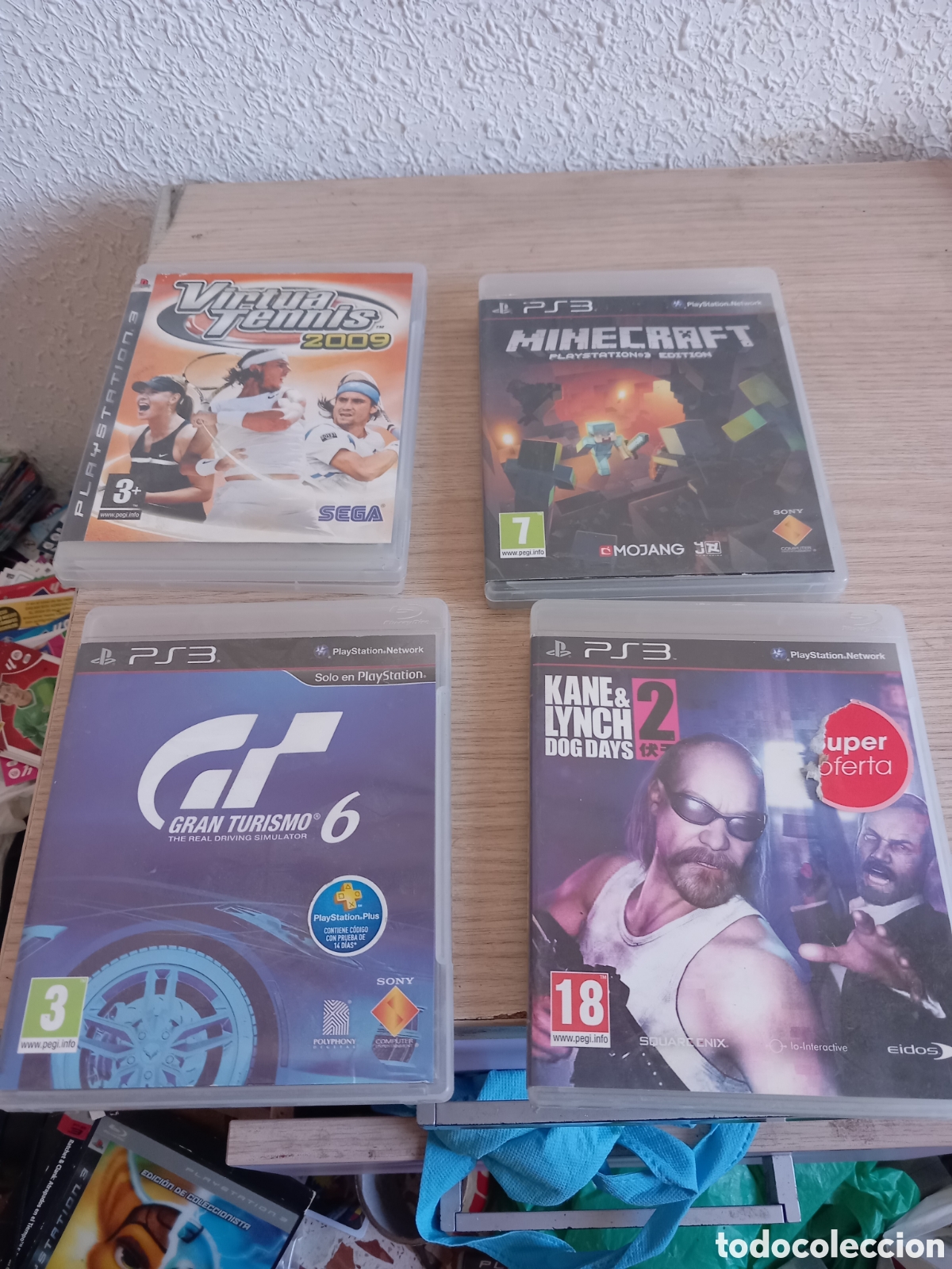 Videojuegos y Consolas: 4 JUEGOS PS3 FUNCIONAN,,VER FOTOS