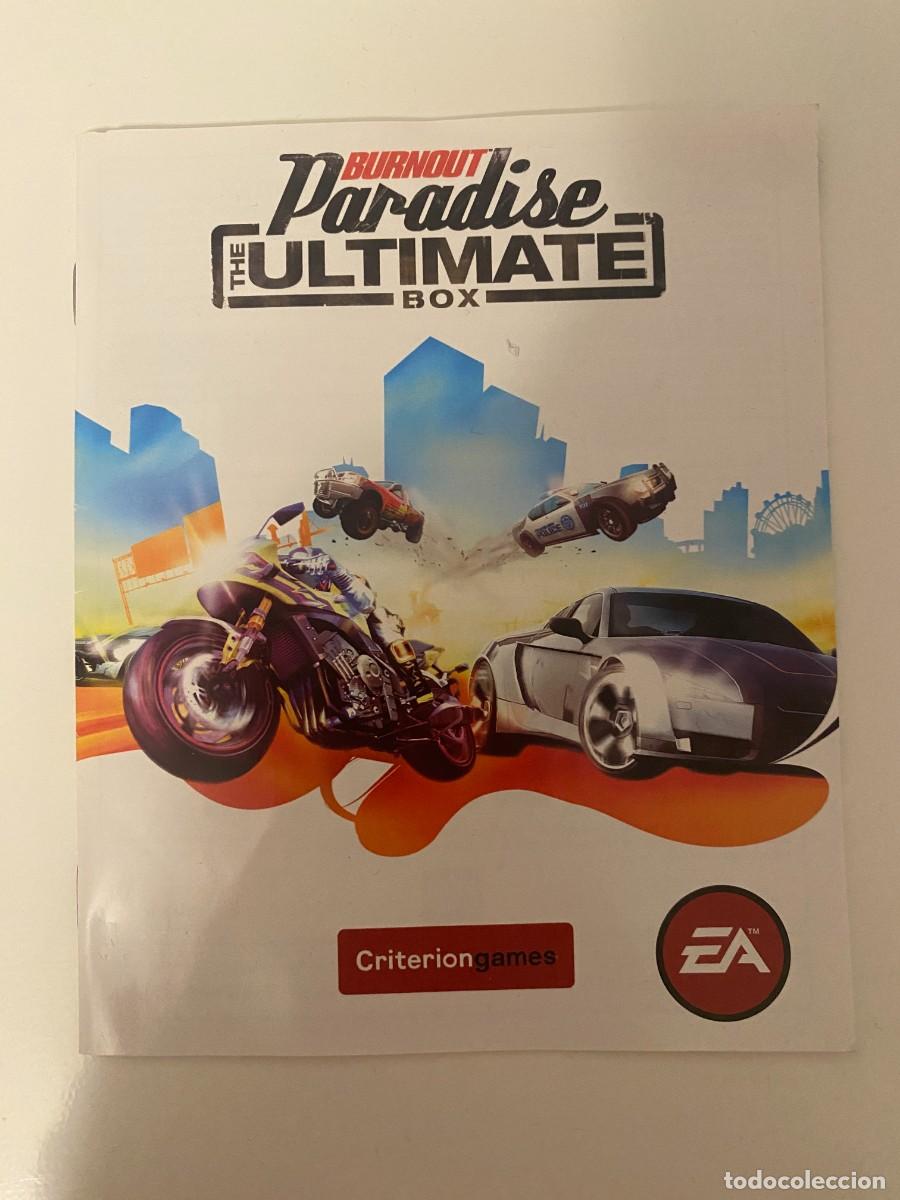 Videojuegos y Consolas: Manual Ultimate Box Burnout Paradise Playstation 3 PS3