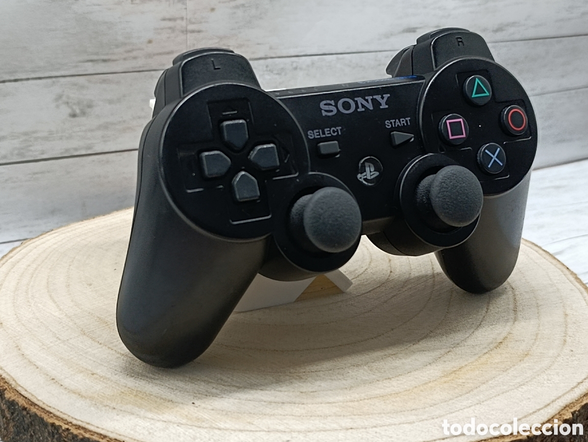 Videojuegos y Consolas: Mando PS3 Negro Original Sony