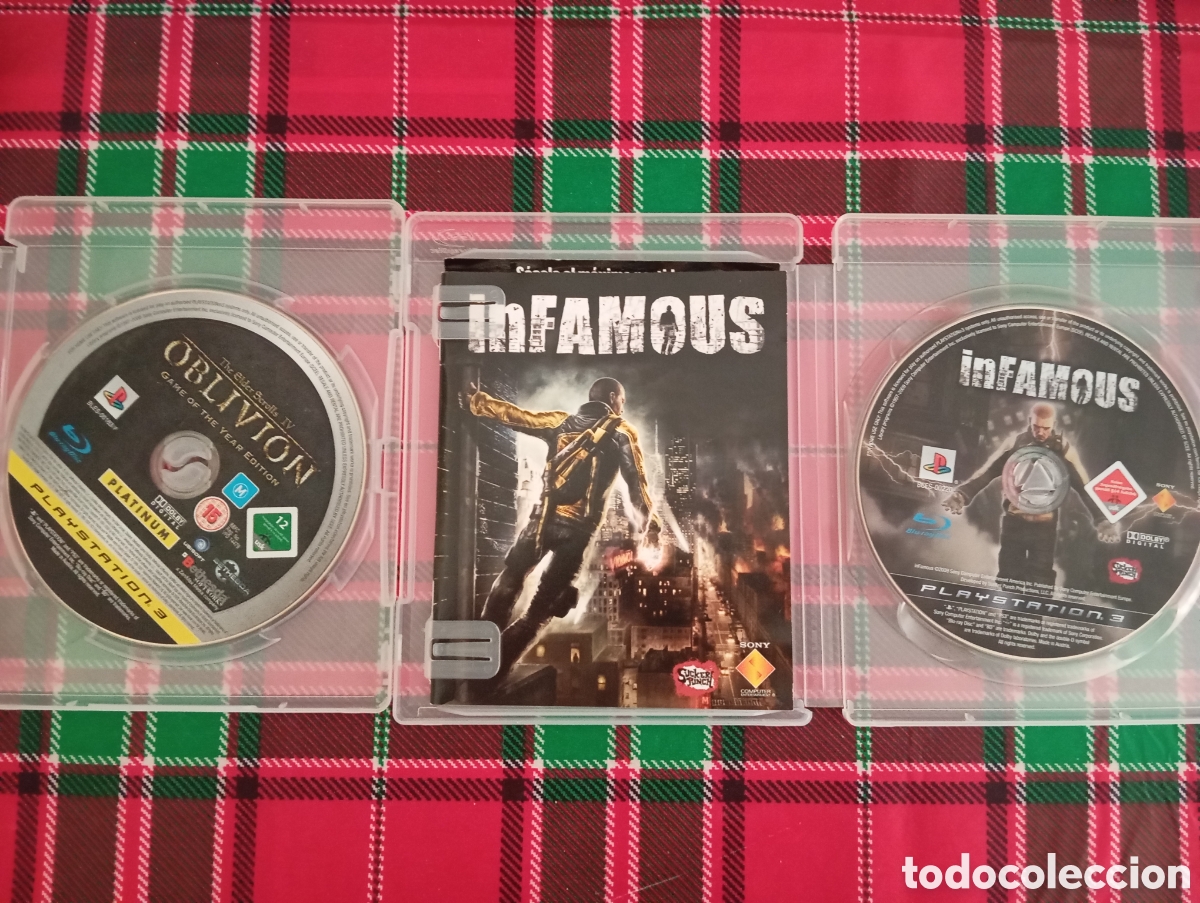 Videojuegos y Consolas: Infamous y Oblivion PS3 Solo discos