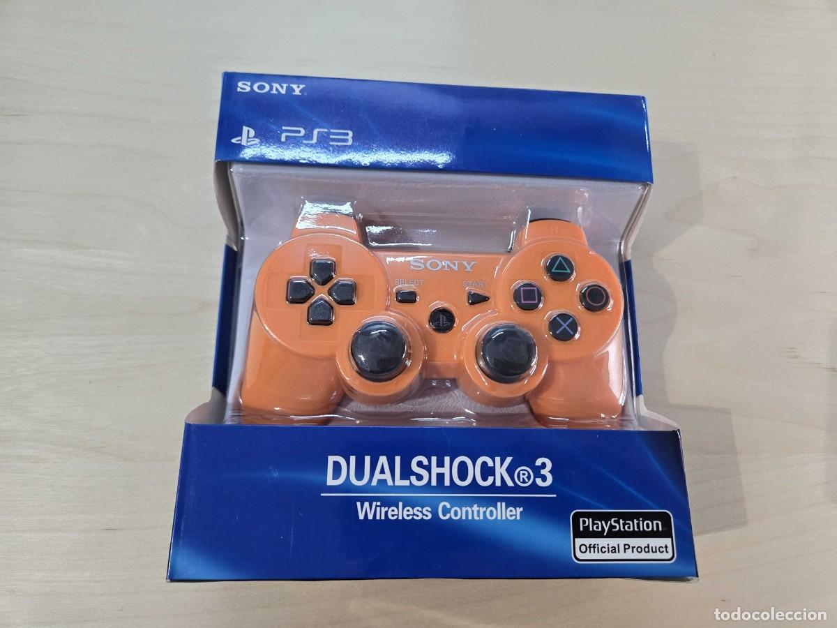 Videojuegos y Consolas: Mando Inal&aacute;mbrico para PS3 naranja