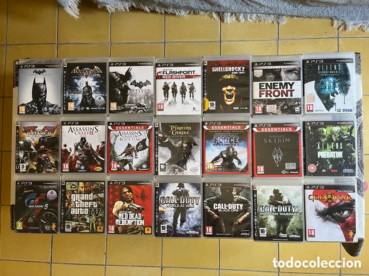 Videojuegos y Consolas: Lote de Juegos Play Station 3