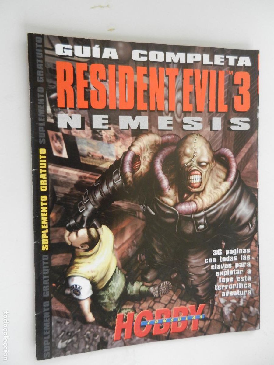 Videojuegos y Consolas: RESIDENT EVIL 3 - NEMESIS - GUIA COMPLETA - 36 PAGINAS - HOBBY CONSOLAS