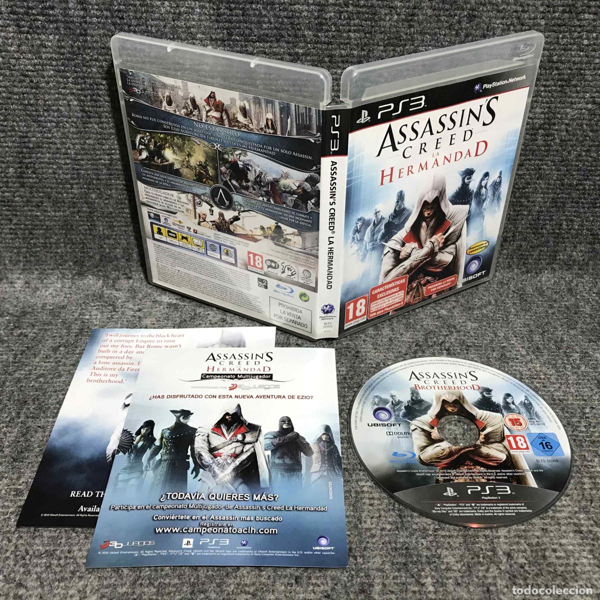 Videojuegos y Consolas: ASSASSINS CREED LA HERMANDAD SONY PLAYSTATION 3 PS3