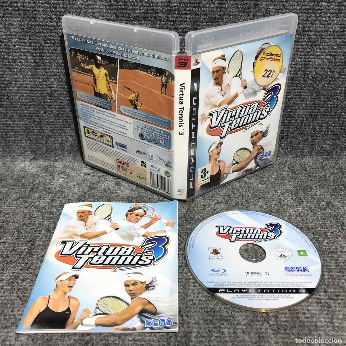 Videojuegos y Consolas: VIRTUA TENNIS 3 SONY PLAYSTATION 3 PS3