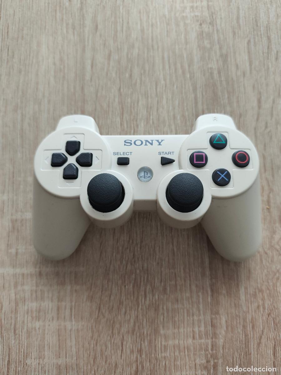 Videojuegos y Consolas: Mando Dualshock 3 PS3 blanco
