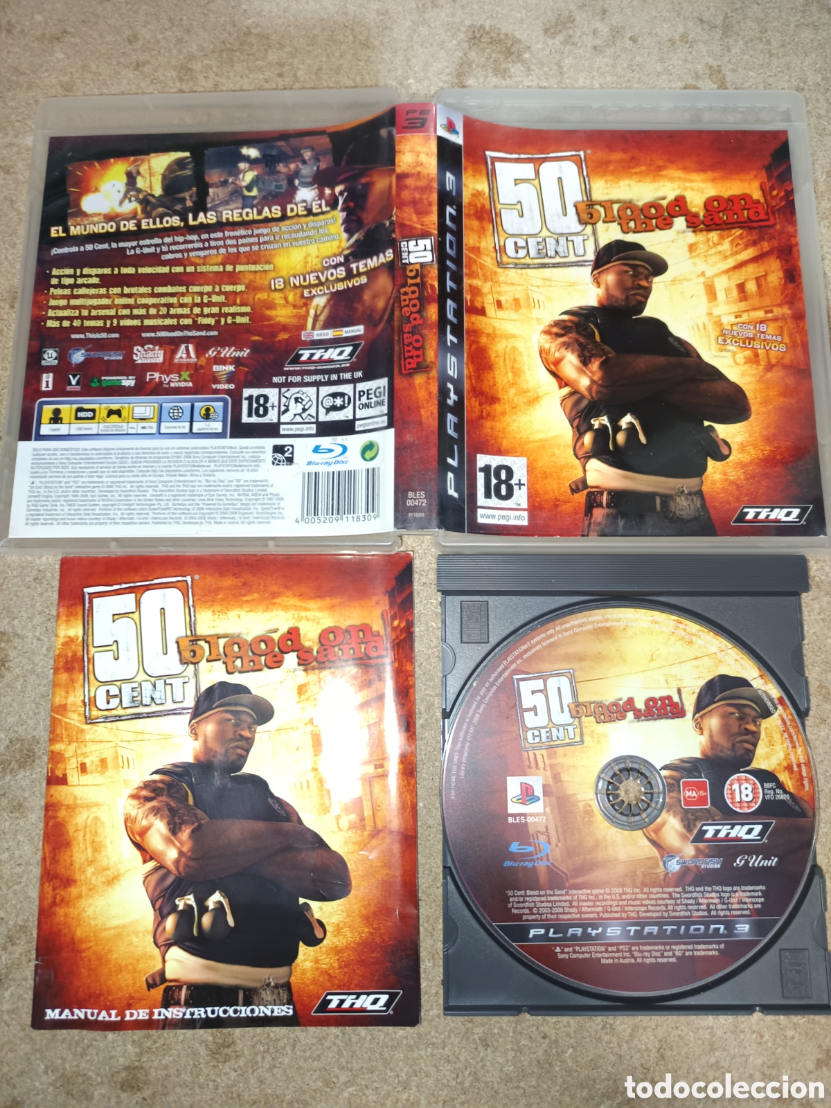 Videojuegos y Consolas: PS3 50 CENT BLOOD ON THE SAND PAL EPS COMPLETO