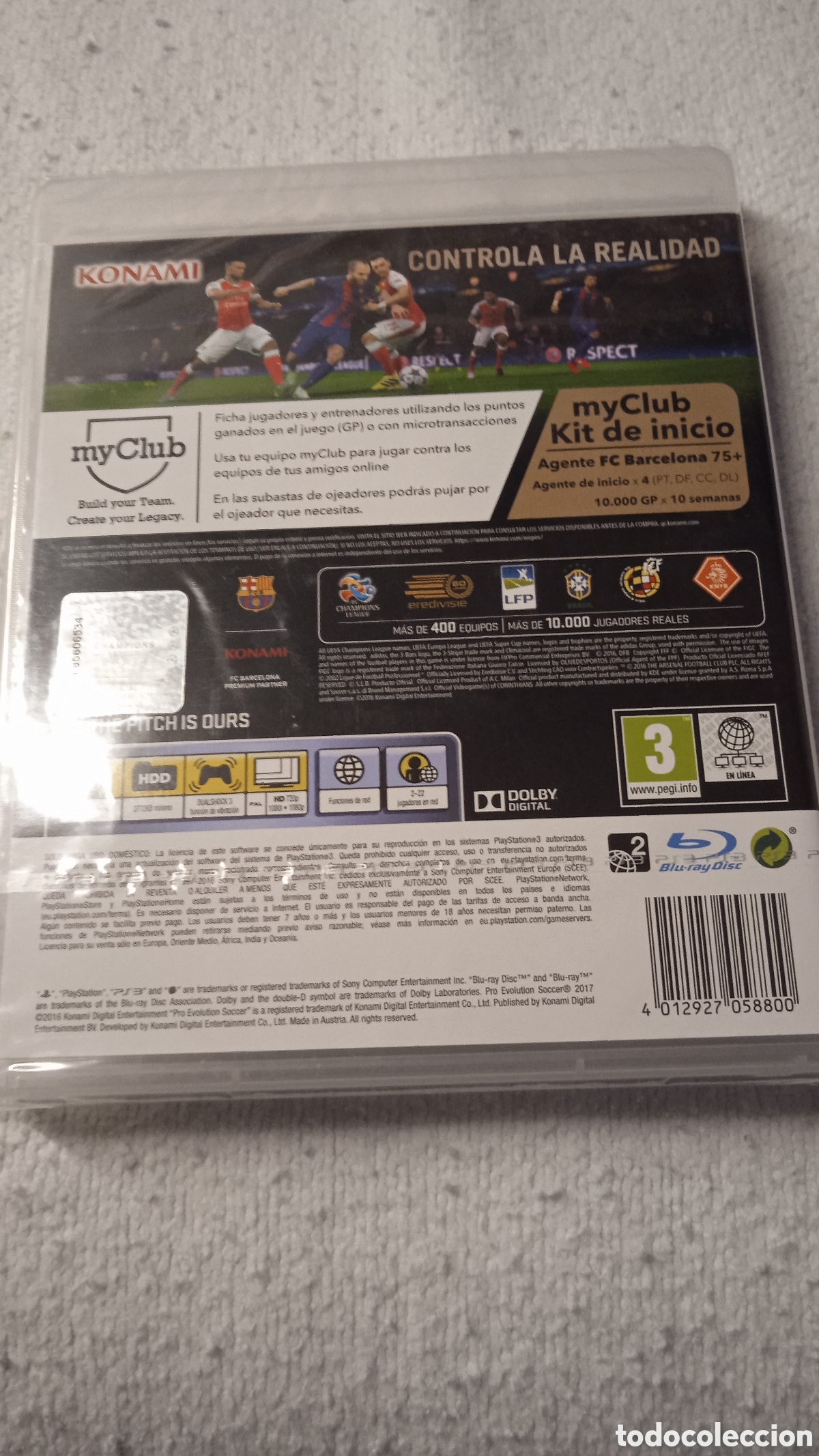 Videojuegos y consolas: PES 2017 PS3 NUEVO PRECINTADO - Foto 4
