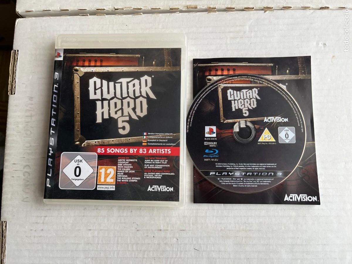Videojuegos y Consolas: GUITAR HERO 5 - PS3 PLAYSTATION 3 PLAY STATION KREATEN