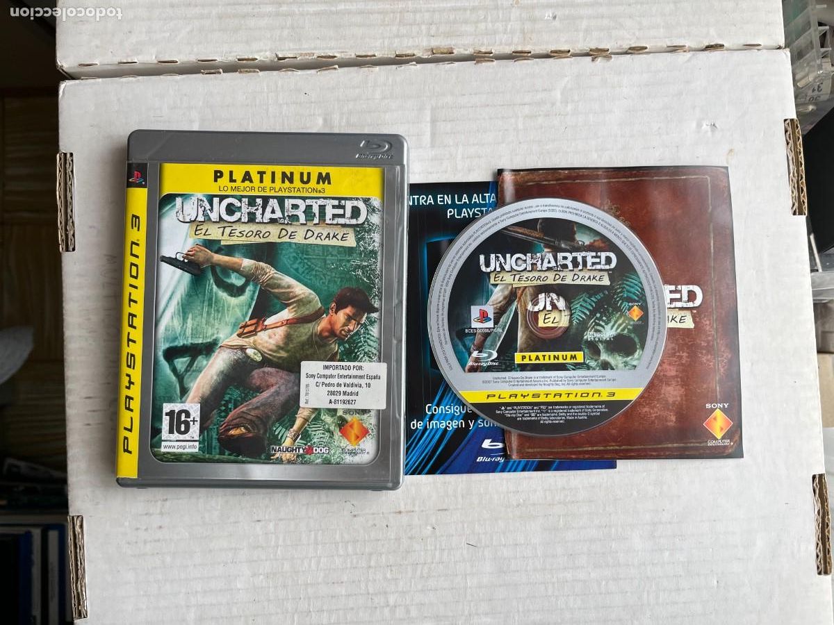 Videojuegos y Consolas: UNCHARTED 1 EL TESORO DE DRAKE PLATINUM - PS3 PLAYSTATION 3 PLAY STATION KREATEN