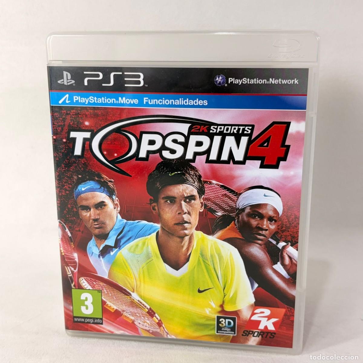 Jeux Vid&eacute;o et Consoles: VIDEOJUEGO PLAYSTATION 3 - PS3 - 2K SPORTS - TOPSPIN 4 + CAJA + INSTRUCCIONES