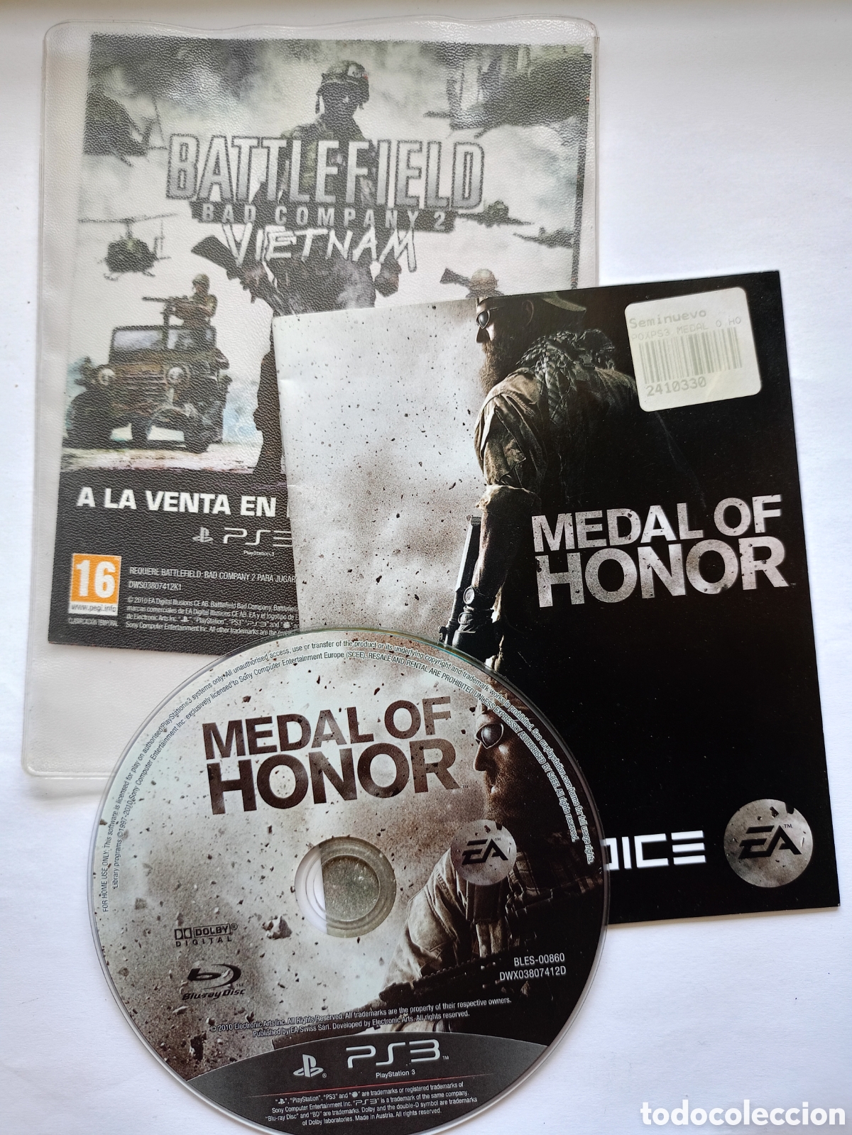 Videospiele und Konsolen: Medal of honor PS3 disco y manual