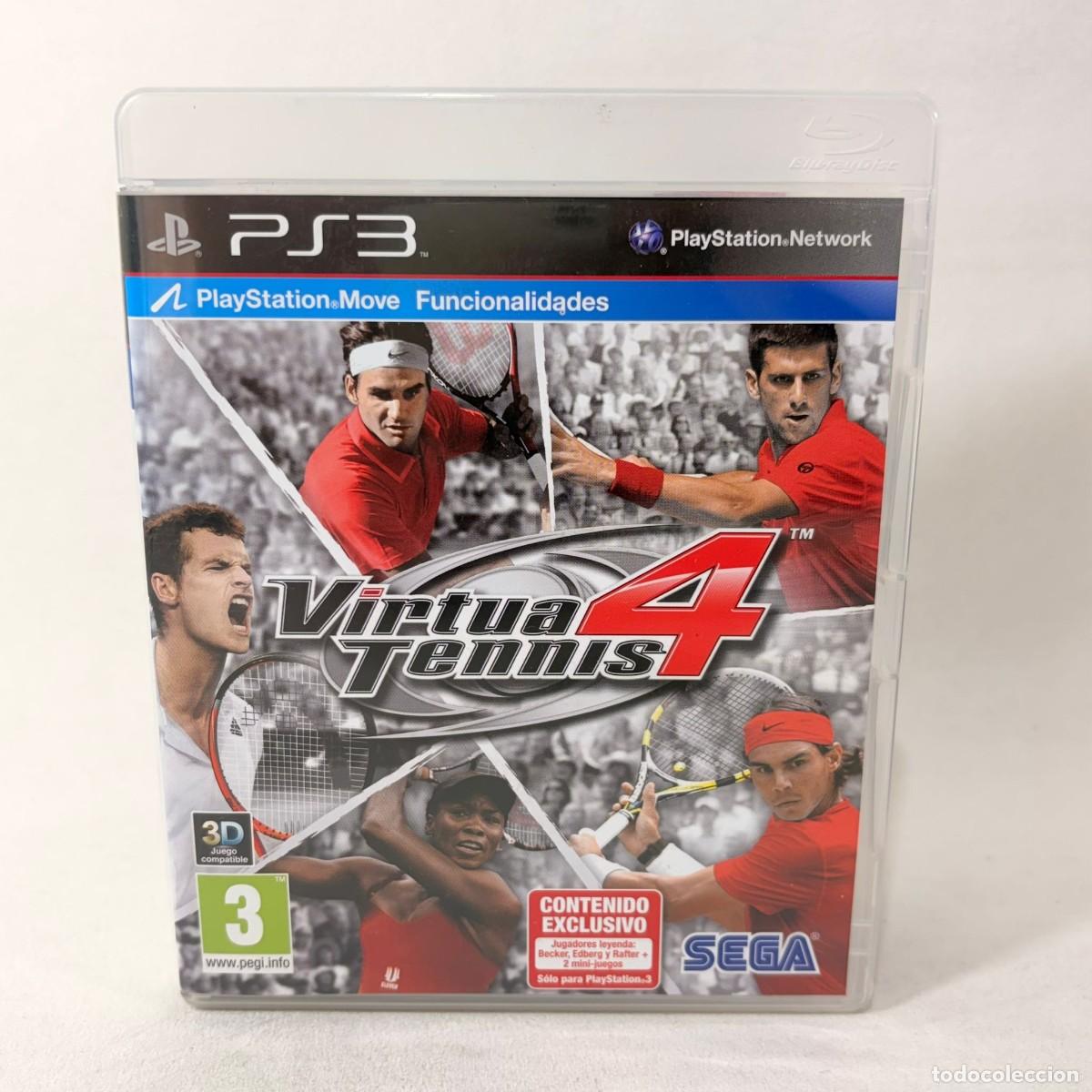Videospiele und Konsolen: VIDEOJUEGO PLAYSTATION 3 - PS3 - VIRTUA TENNIS 4 + CAJA + INSTRUCCIONES