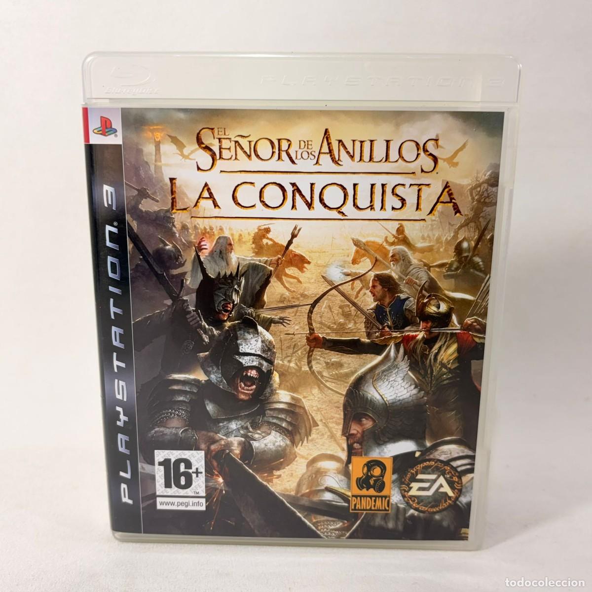 Videospiele und Konsolen: VIDEOJUEGO PLAYSTATION 3 - PS3 - EL SE&Ntilde;OR DE LOS ANILLOS - LA CONQUISTA + CAJA + INSTRUCCIONE