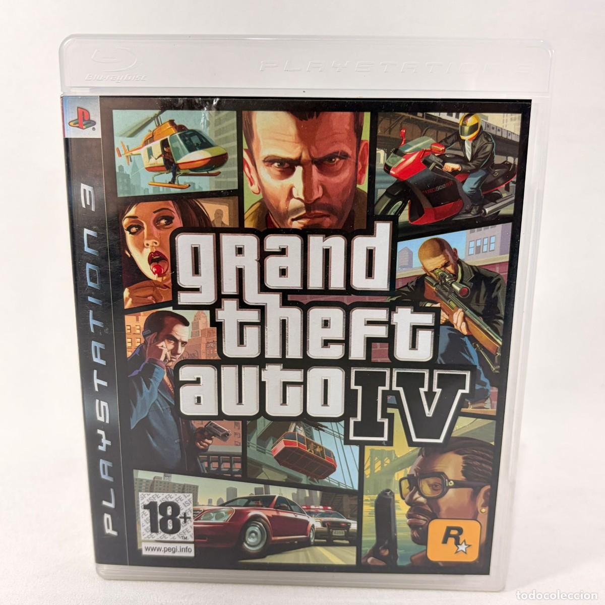 Jeux Vid&eacute;o et Consoles: VIDEOJUEGO PLAYSTATION 3 - PS3 - GRAND THEFT AUTO IV + CAJA + MAPA