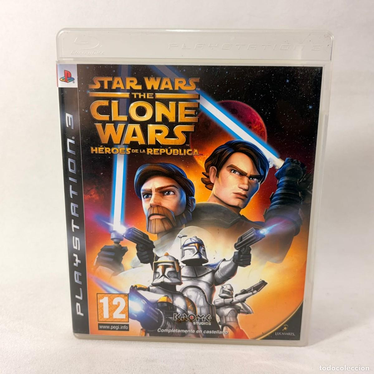 Videojuegos y Consolas: VIDEOJUEGO PLAYSTATION 3 - PS3 - STAR WARS THE CLONE WARS - HEROES DE LA REP&Uacute;BLICA + CAJA