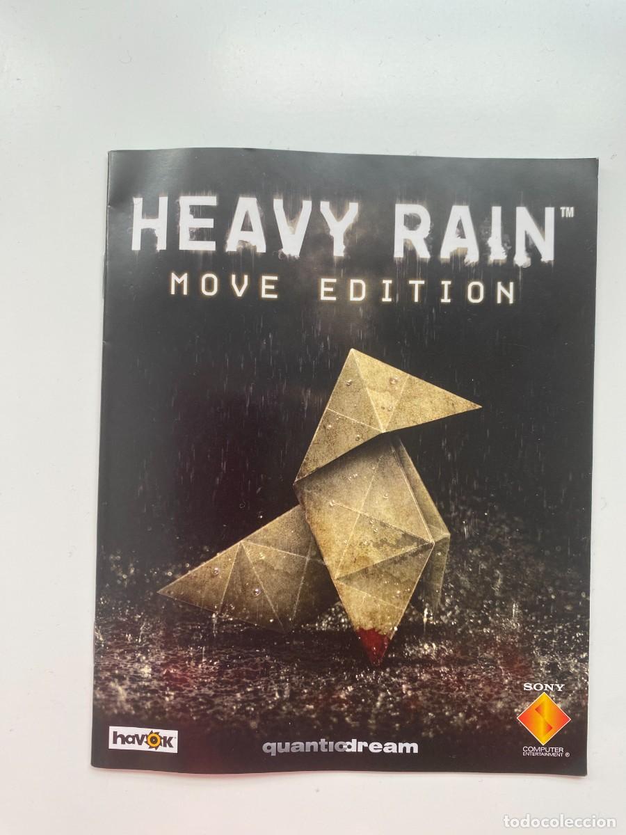 Videojuegos y Consolas: Manual videojuego Heavy Rain PS3 Playstation 3