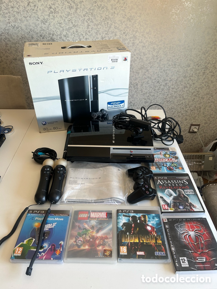 Videojuegos y Consolas: Impresionante lote de PS3 completa con 6 juegos ,micr&oacute;, mando y Motion controler