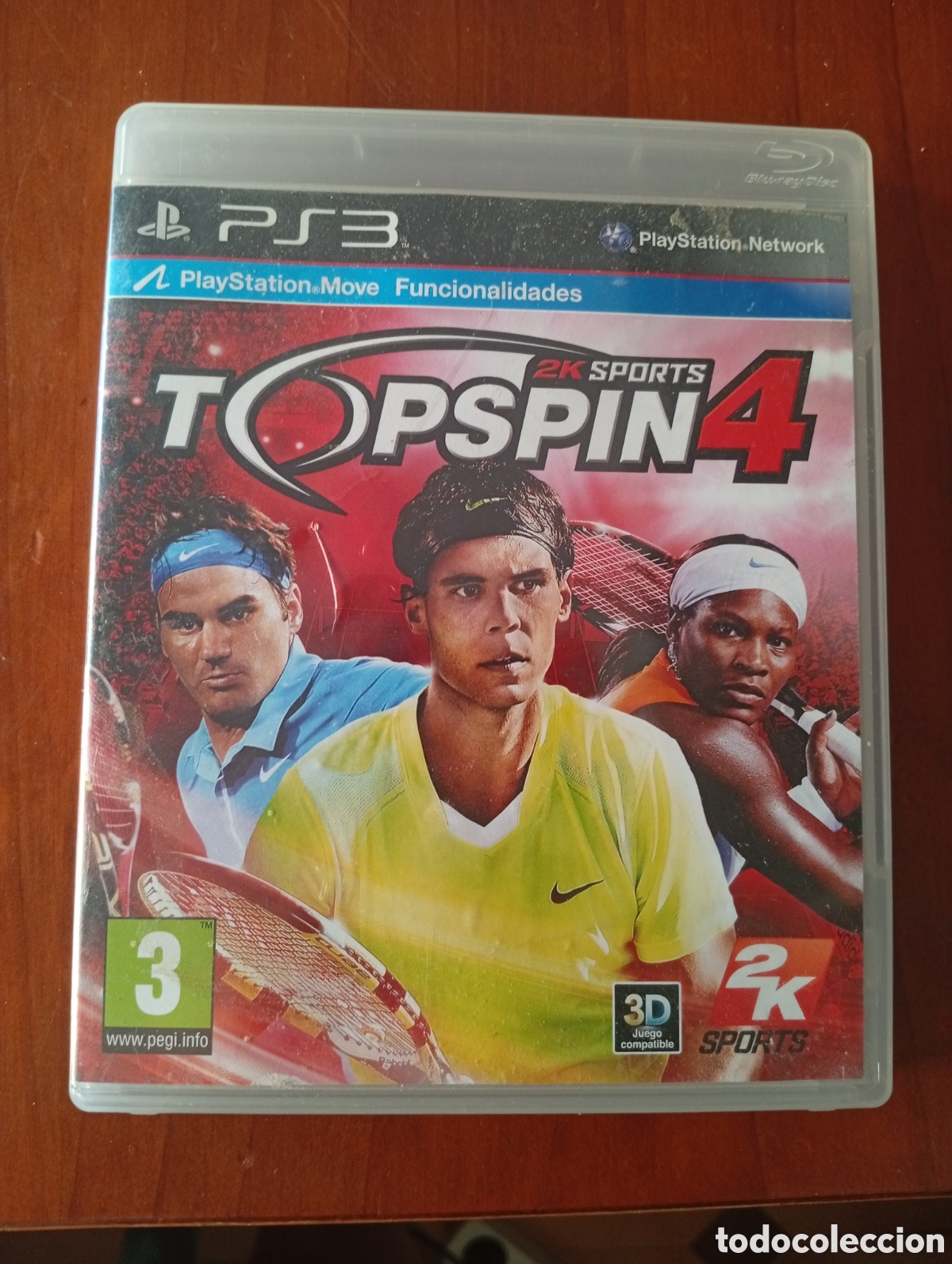 Videojuegos y Consolas: VIDEOJUEGO PLAYSTATION 3 - PS3 - 2K SPORTS - TOPSPIN 4 + CAJA + INSTRUCCIONES