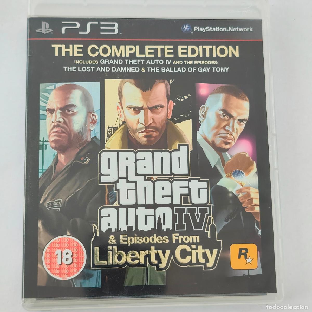 Videojuegos y Consolas: GRAND THEFT AUTO IV: COMPLETE EDITION GTA PS3 SONY PLAYSTATION 3