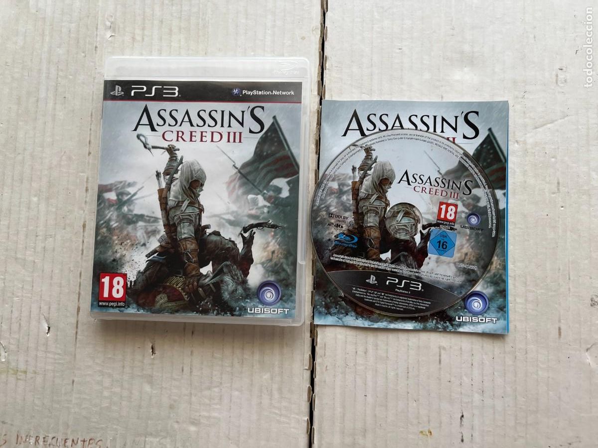 Videojuegos y Consolas: ASSASSINS CREED III 3 - PS3 PLAYSTATION 3 PLAY STATION KREATEN