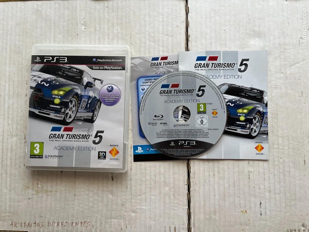 Videojuegos y Consolas: GRAN TURISMO 5 ACADEMY EDITION PS3 PLAYSTATION 3 PLAY STATION KREATEN