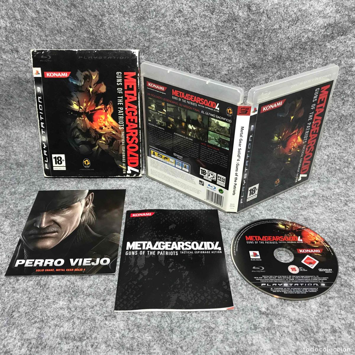 Videojuegos y Consolas: METAL GEAR SOLID 4 GUNS OF THE PATRIOTS SONY PLAYSTATION 3 PS3