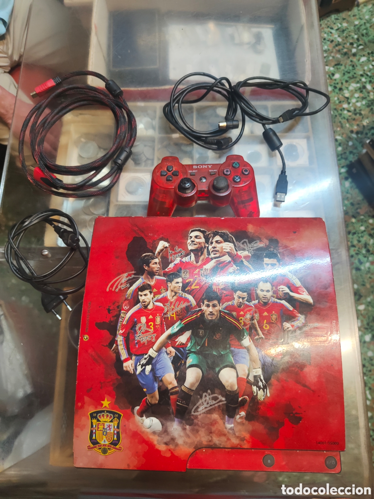 Videojuegos y Consolas: Videoconsola Sony PS3 Slim edici&oacute;n limitada selecci&oacute;n espa&ntilde;ola