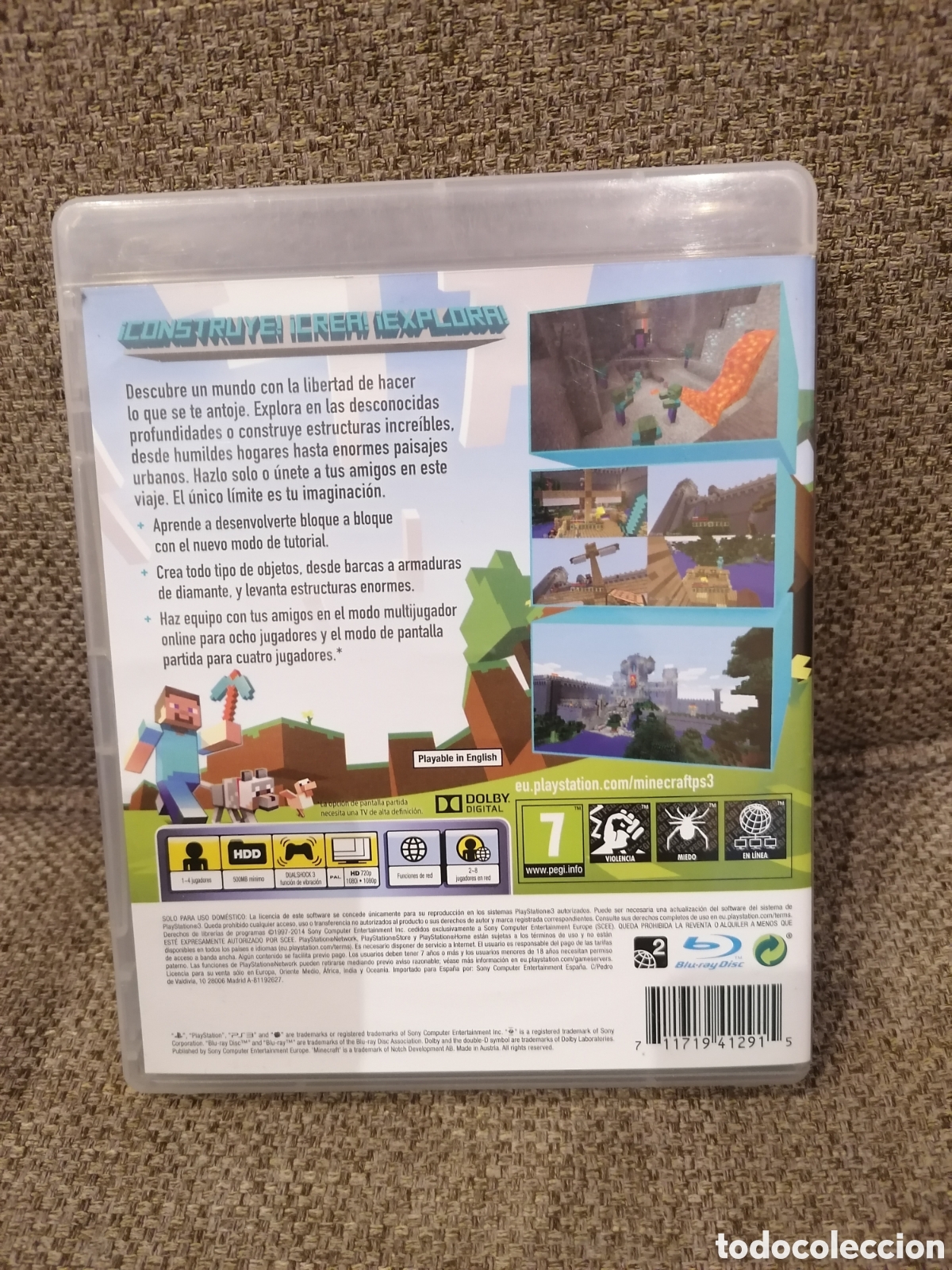 Videojuegos y consolas: Minecraft PlayStation 3 Edition. PS3. - Foto 2