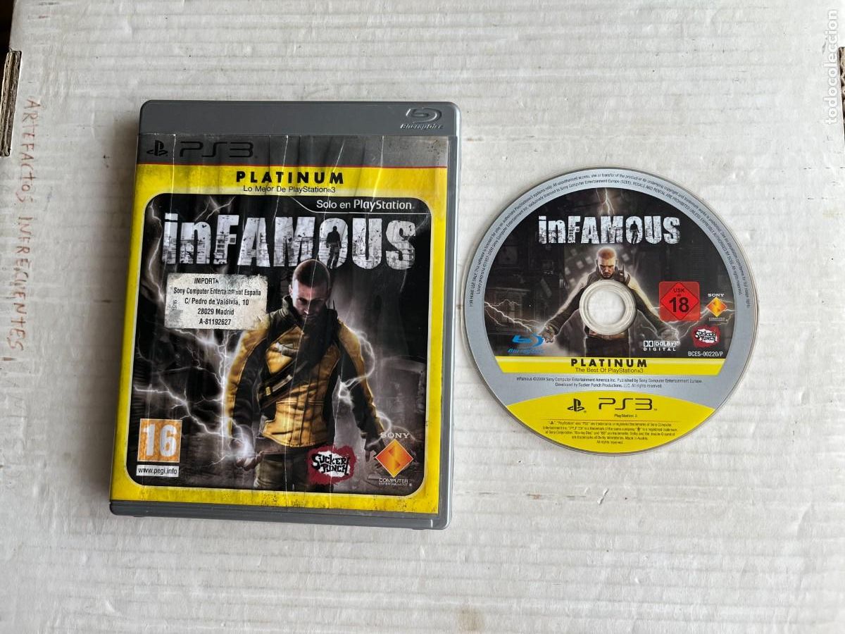 Videojuegos y Consolas: INFAMOUS PLATINUM - PS3 PLAYSTATION 3 PLAY STATION KREATEN