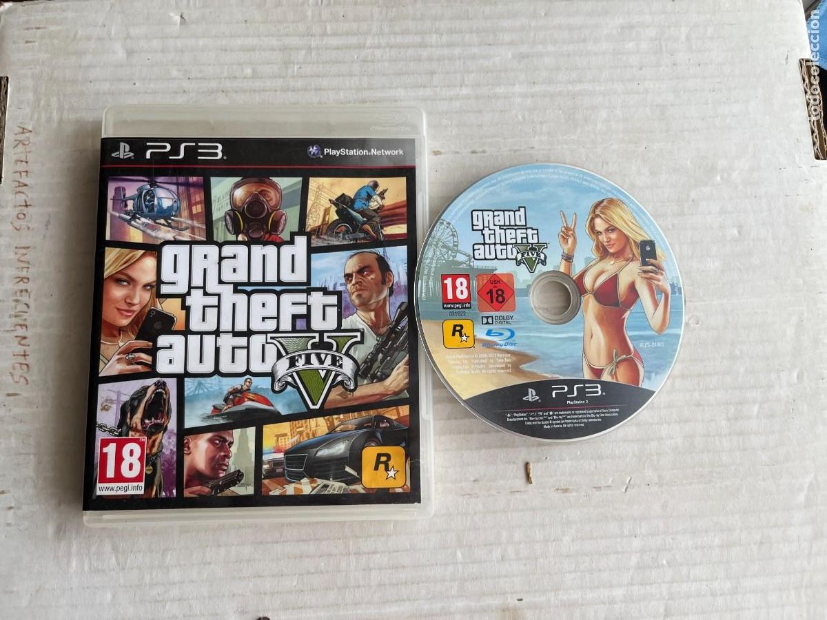Videojuegos y Consolas: GRAND THEFT AUTO FIVE GTA 5 V PS3 PLAYSTATION 3 PLAY STATION KREATEN