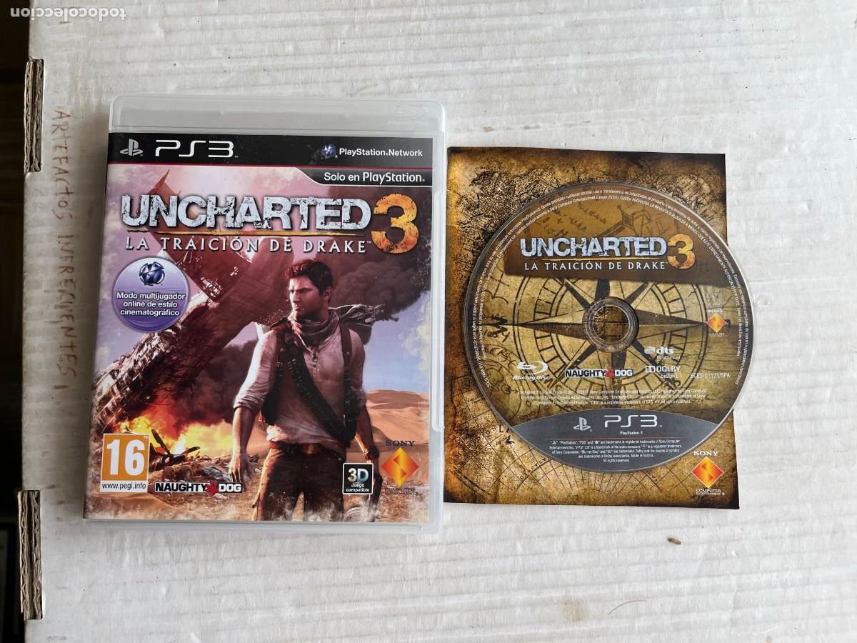 Videojuegos y Consolas: UNCHARTED 3 LA TRAICION DE DRAKE - PS3 PLAYSTATION 3 PLAY STATION KREATEN