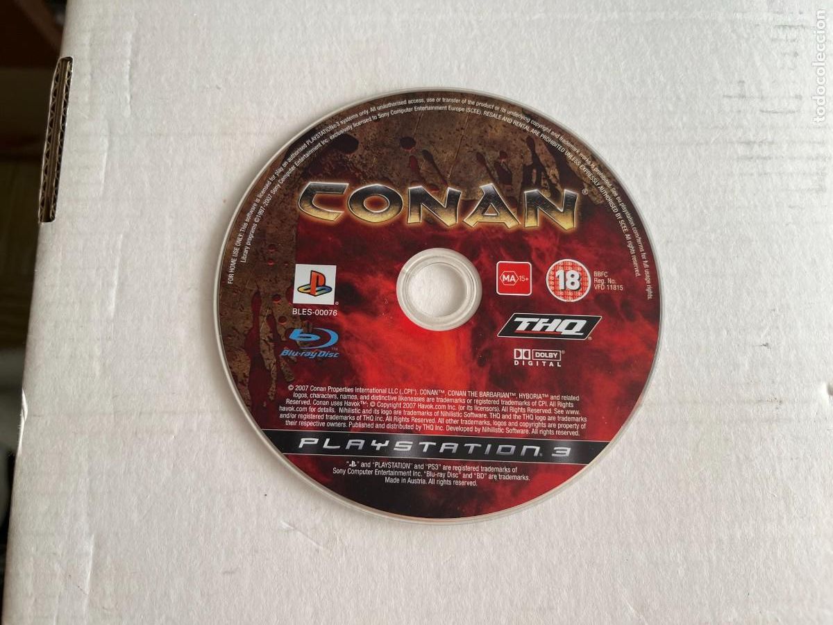 Videojuegos y consolas: CONAN - PS3 PLAYSTATION PLAY STATION KREATEN