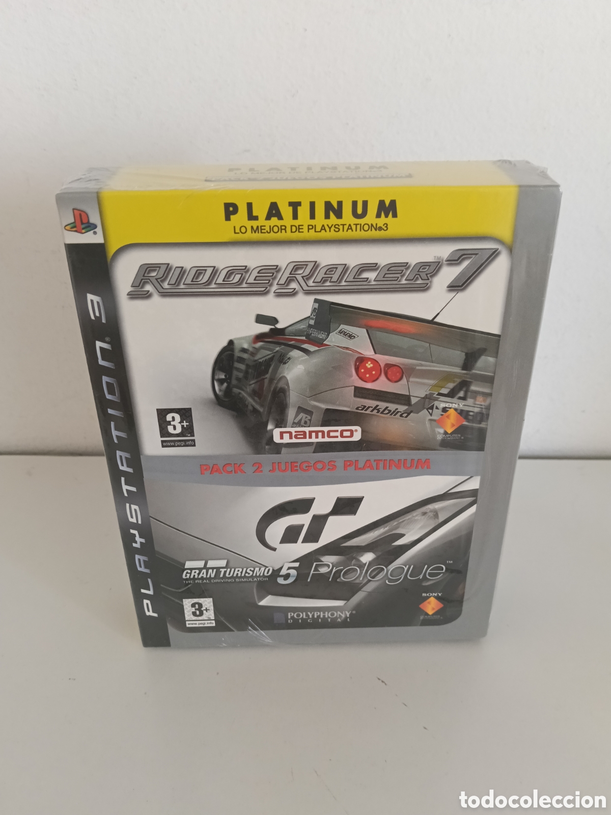 Videojuegos y consolas: Pack PS3: Ridge Racer 7 + Gran Turismo 5 precintado