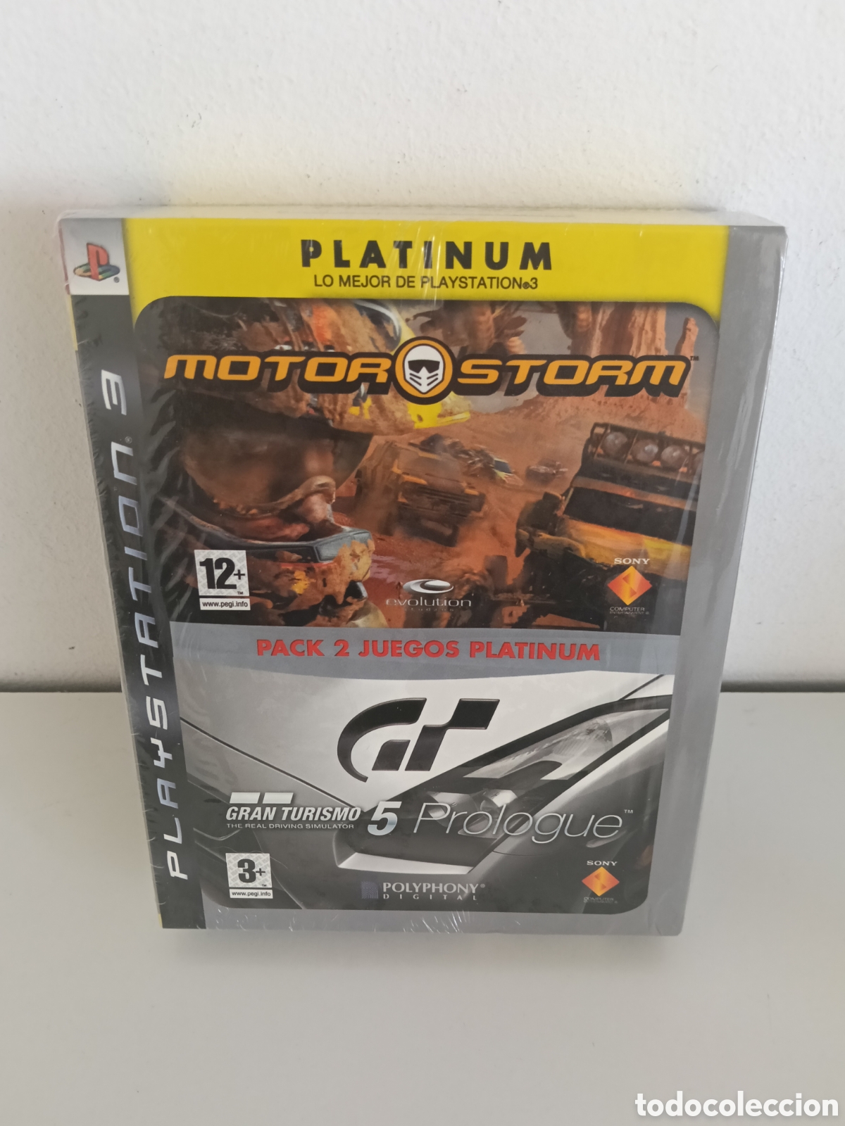 Videojuegos y consolas: Pack PS3 MotorStorm + Gran Turismo 5 Prologue platinum