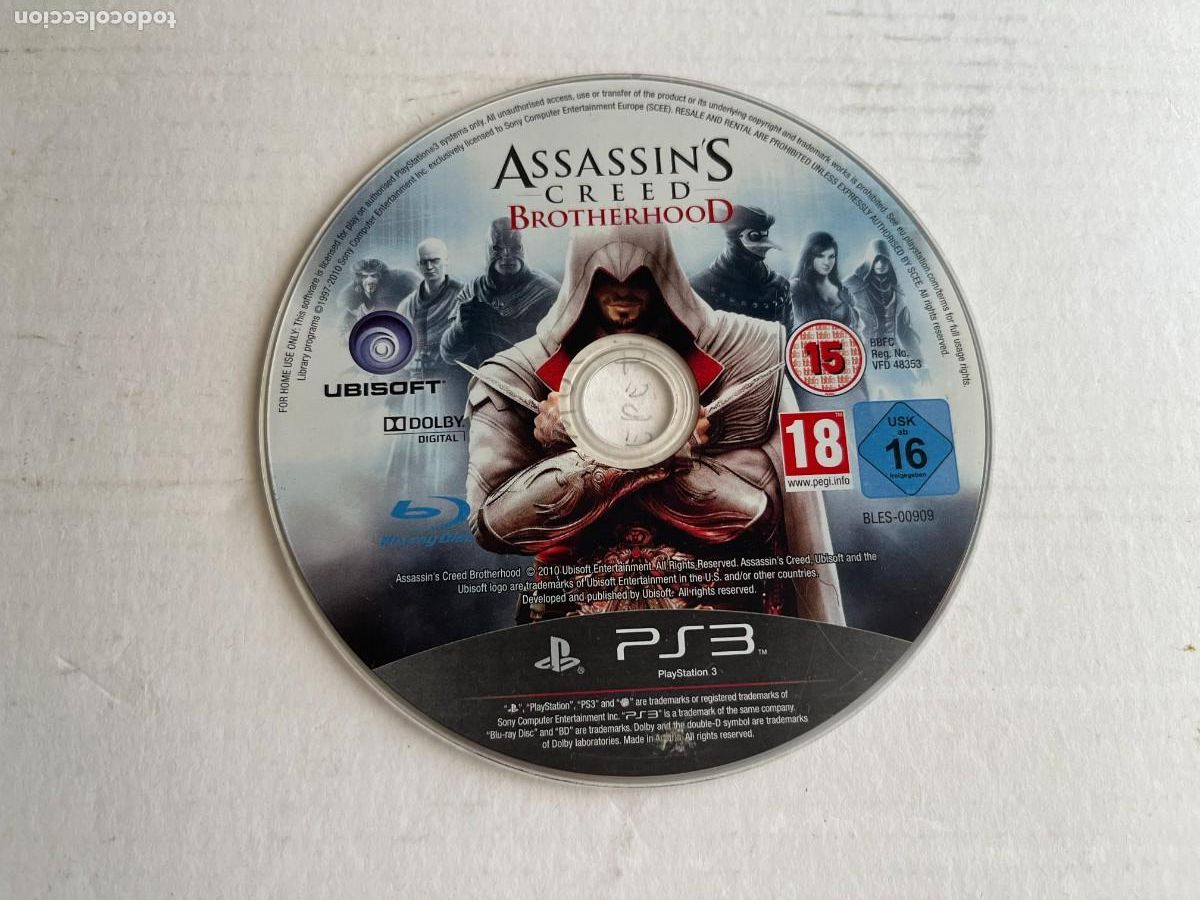 Videojuegos y consolas: ASSASSINS CREED BROTHERHOOD - PS3 PLAYSTATION 3 PLAY STATION 3 KREATEN
